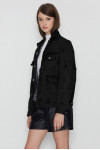 DIEGO BLACK JEAN JACKET WOMEN